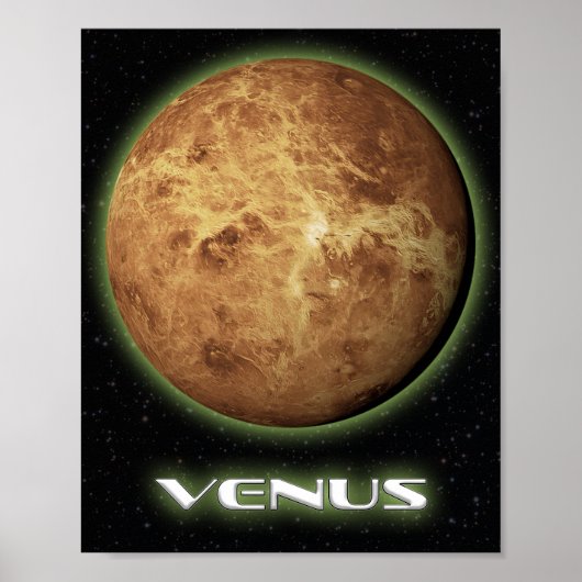 Poster Planète Vénus Mur Art (Devant)