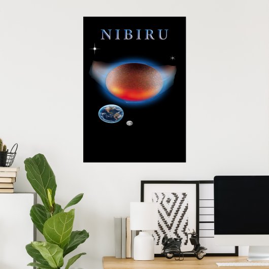Poster Planète X Nibiru (Bureau à domicile)