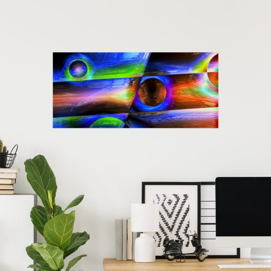 Poster Planètes 1 (Bureau à domicile)