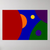 Poster Planètes arc-en-ciel (Devant)