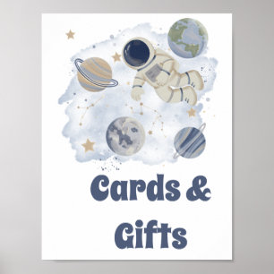 Poster Planètes Cartes et Cadeaux spatiaux
