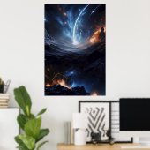 Poster Planètes de l'imagination (Bureau à domicile)