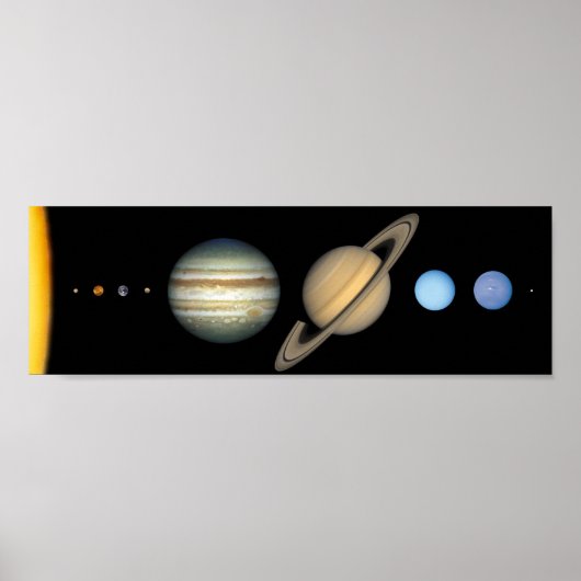 Poster Planètes du système solaire (Devant)