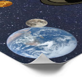 Poster Planètes du système solaire (Coin)
