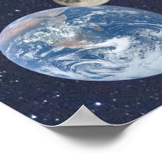 Poster Planètes du système solaire (Coin)