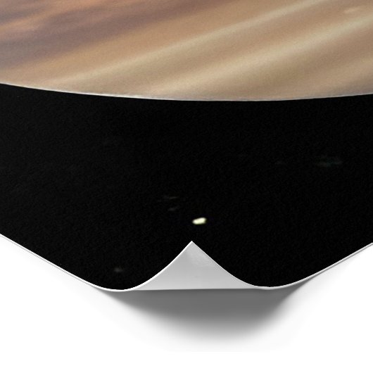 Poster Planètes du système solaire disposées dans l'espac (Coin)