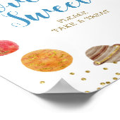 Poster Planètes Espace extra-atmosphérique Baby shower L' (Coin)