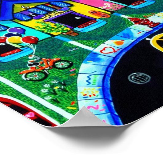 Poster Planètes pour enfants Navette spatiale World Ocean (Coin)