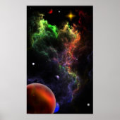 Poster Planétoïdes Dans La Cluster Nebula RR90 (Devant)