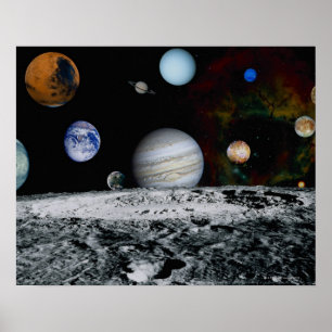Poster Planets of the Solar System