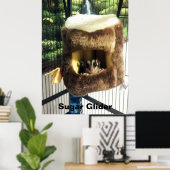 Poster Planeur à sucre dans le fourrure Truck Hanging Lit (Bureau à domicile)