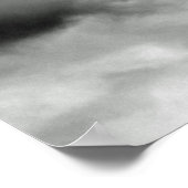 Poster Planeur volant dans le ciel gris (Coin)