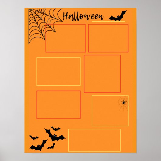 Poster Planificateur Halloween (Devant)