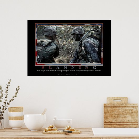 Poster Planification (Cuisine)