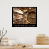 Poster Planifier de réussir l'affiche (Cuisine)