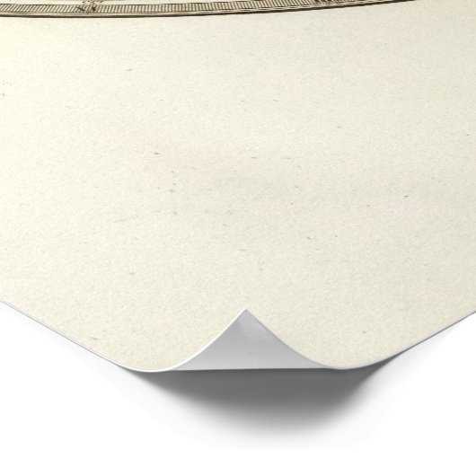 Poster Planisphères célestes - Céleste (Coin)