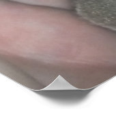 Poster Planor glissant sucré dormant dans une couverture (Coin)
