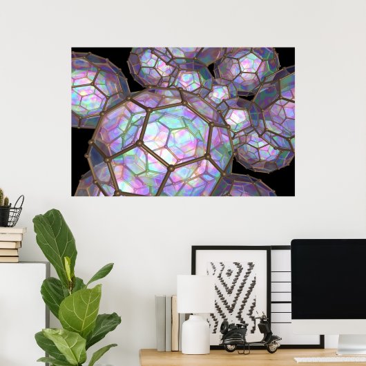 Poster Plans dans les plans (Bureau à domicile)