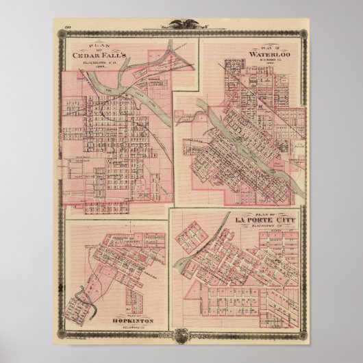 Poster Plans de Cedar Falls 2 (Devant)