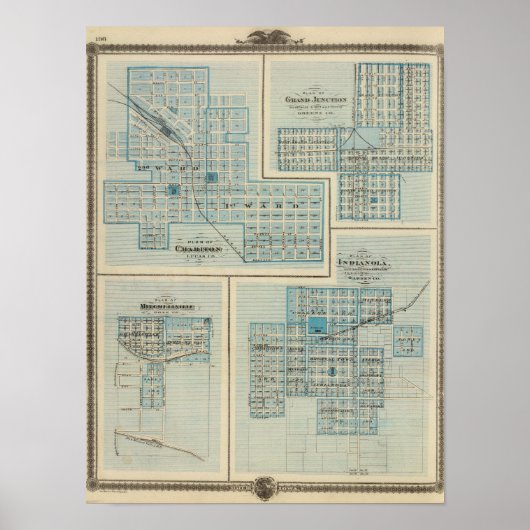 Poster Plans de Chariton, Grand Junction (Devant)