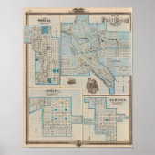 Poster Plans de Fort Dodge, Humboldt (Devant)