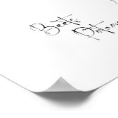 Poster plantaardige waterverf (Hoek)