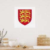 Poster Plantagenet Royal Crest (Cuisine)