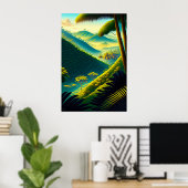 Poster Plantation de café - Art en toile Imprimer (Bureau à domicile)