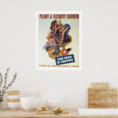 Poster Plante a Victory Garden (Cuisine)