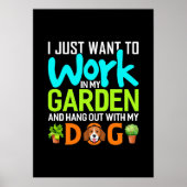 Poster Plante Aime Dans Mon Jardin Avec Mon Chien (Devant)