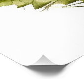 Poster Plante botanique moderne Feuille toile Mur art (Coin)