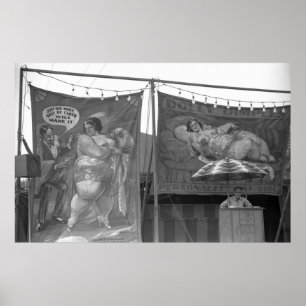Poster Plante City Side Show, 1939