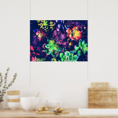 Poster Plante coloré (Cuisine)