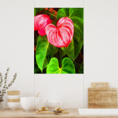 Poster Plante d'anthurium (Cuisine)