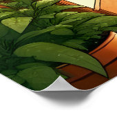 Poster plante de serpent pointillé 24x36 (Coin)