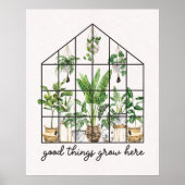 Poster Plante d'intérieur Citation Murale Art (Devant)