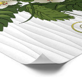 Poster Plante fraise (Coin)