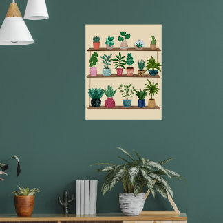Poster Plante Heureuse