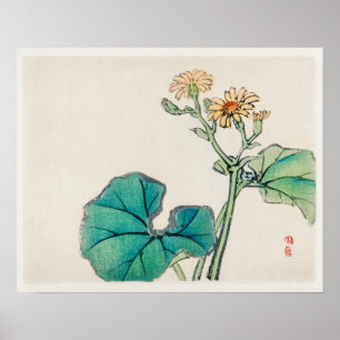 Poster Plante léopard de Kōno Bairei (1844-1895)