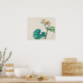 Poster Plante léopard de Kōno Bairei (1844-1895) (Cuisine)