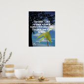 Poster Plante Motivationnel Une Devis D'Arbre (Cuisine)