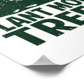 Poster Plante Plus d'arbres Jour des terres Joyeux Arbor (Coin)