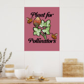 Poster Plante pour abeille pollinisatrice (Cuisine)