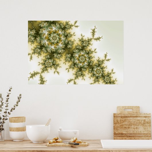 Poster Plante sauvage - Mandelbrot Fractal Art (Cuisine)