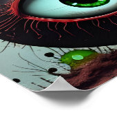 Poster Plante Sci-fi avec un oeil (Coin)