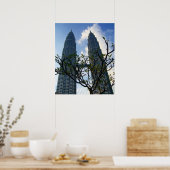 Poster plante tour petronas (Cuisine)
