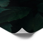 POSTER PLANTE VERT EN FEUX (Coin)