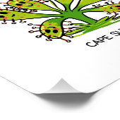 Poster Plantes carnivores mignonnes (Coin)