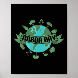 Poster Plantes Trees Von Arbor Day Être un écologiste