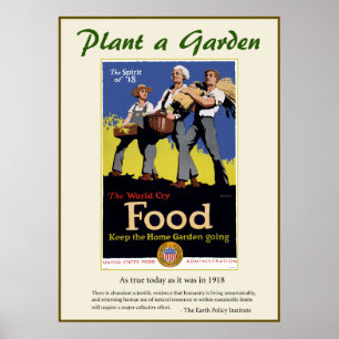 Poster Plantez un jardin